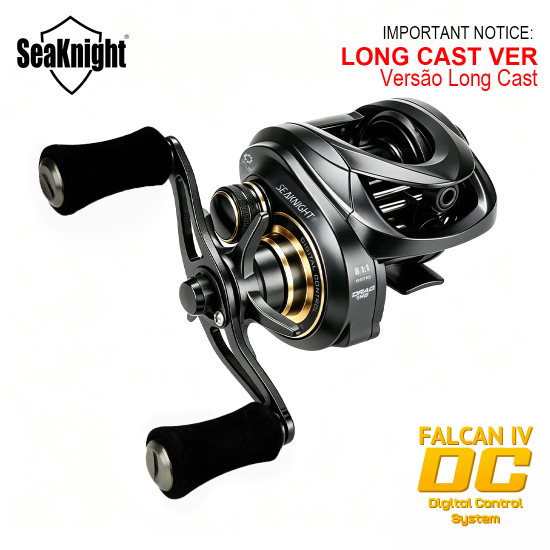 SeaKnight Brand FALCAN IV DC 8 - огляд і ціна Ice Fishing Reel