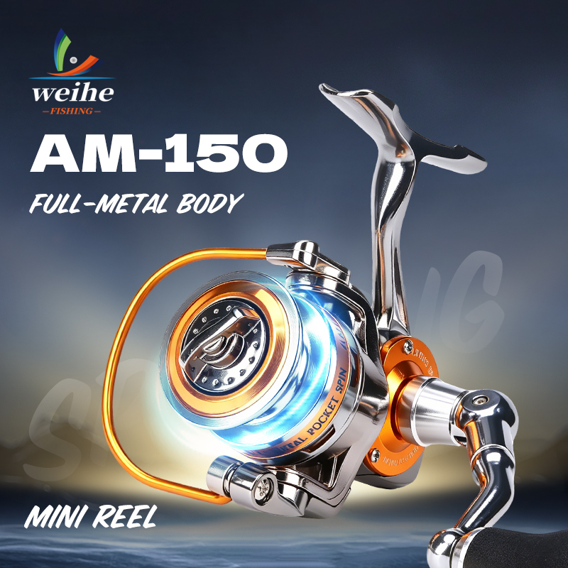 WEIHE 150# Mini Metal Spinning - огляд і ціна Ice Fishing Reel